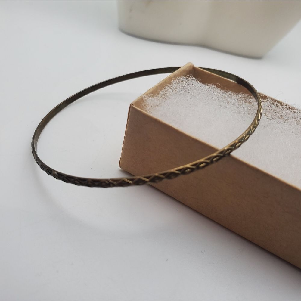 Aztec bronzed simplistic bracelet bangle‎